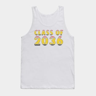 Class Of 2036 First Day Kindergarten or Graduation Tee. Tank Top